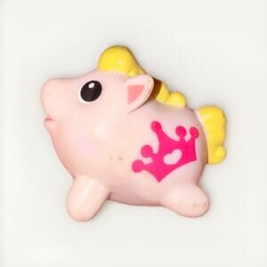 Spinmaster Chubby Puppies & Friends PINK RUBY HORSE EUC
